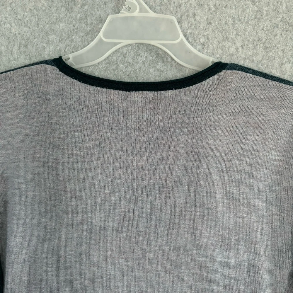 Smartwool Shadow Pine Colorblock Sweater Womens XS Mist Twilight Blue Marled - Picture 6 of 15